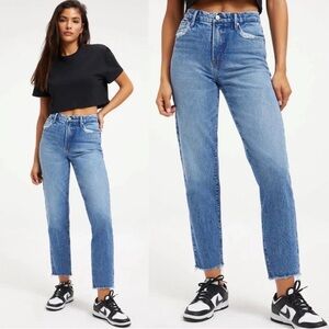 Good American | NWT Good Vintage Straight Leg Jeans